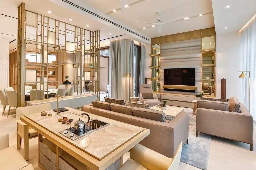 Luxury residence — living and dining space